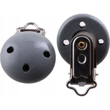 klip na dudlíky Klip na dudlík BestDIY šedý