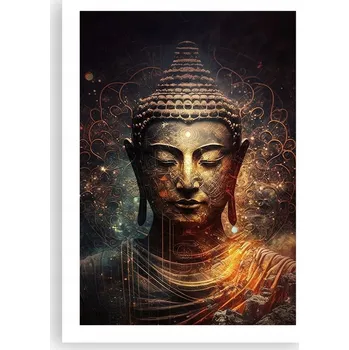 Obraz Plakát bez rámu do obýváku ložnice 50x70 Buddha Moderní módní obraz