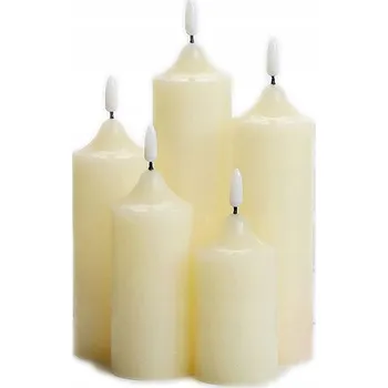 Svíčka LED vklad do hřbitovní svíčky Sun Light 10 cm