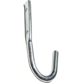 Tesařské kování Závěsný hák k přišroubování, s válcovým plochým koncem, 10 x 130 mm, pozinkovaný