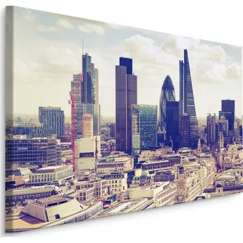 Obraz Nástěnný obraz MRAKODRAPY v Londýně 3D pohled 30x20 cm