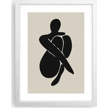 Obraz Obraz plakát v bílém rámu do obýváku 30x40 konturované foto plakáty na zeď
