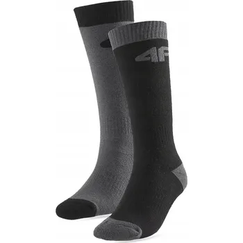 Pánské ponožky 4F 2-PAK ZIMNÍ LYŽAŘSKÉ PONOŽKY / vel 35-37