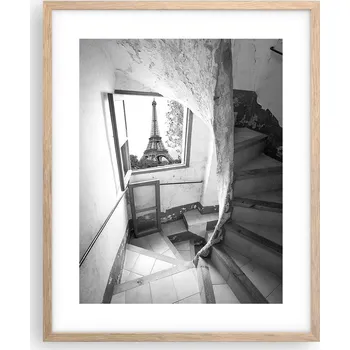 Obraz Obraz plakát na zeď v rámu světlý dub 40x50 město plakáty do obýváku