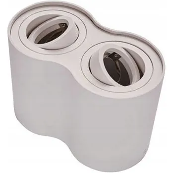 Nástěnné svítidlo Přisazené svítidlo LENO 2x kulaté bílé