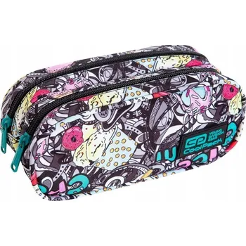 Penál ŠKOLNÍ PENÁL POUZDRO DVOUKOMOROVÉ COOLPACK CLEVER ZMRZLINA ICE CREAM