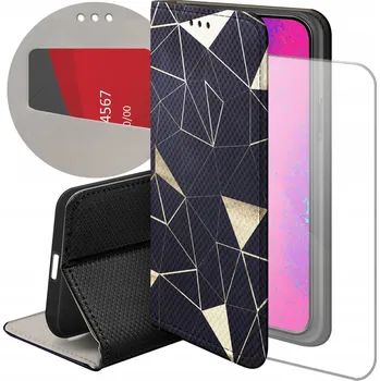 Pouzdro na mobilní telefon Flipové pouzdro Hello Case pro Xiaomi Mi 9T zlaté