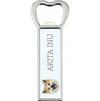 Otvírák Akita otvírák na lahve s geometrickým psem