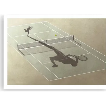 Obraz Plakát na zeď bez rámu 100x70 tenis obraz plakáty do obývacího pokoje ložnice