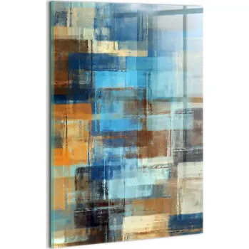 Obraz Skleněný foto obraz na zeď do pokoje - Umělecká abstraktní Malířství