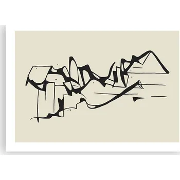 Obraz Plakát bez rámu do obýváku ložnice 70x50 minimalismus moderní módní obraz
