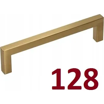 Nábytkové kování Nábytková úchytka GAMET zlatá kartáčovaná UU86 128mm
