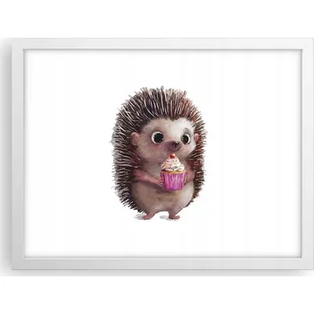 Obraz Obraz plakát v bílém rámu do obýváku 40x30 pro děti foto na zeď