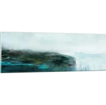 Obraz Obraz na skle do obýváku ložnice 90x30 abstrakce obrazy na zeď sklo