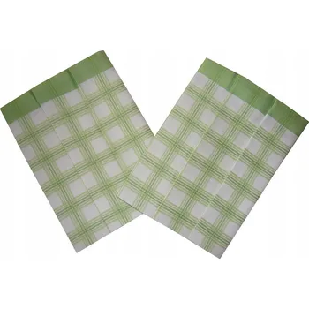 Utěrka Svitap JHJ Bambusové utěrky 50x70 cm Velká kostka zelená 3 ks