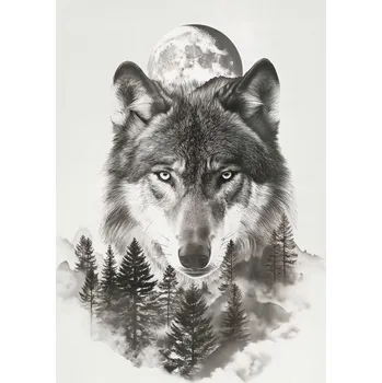 Plakát Plakát Duch Vlčího Lesa bez rámu 61 x 91,5 cm