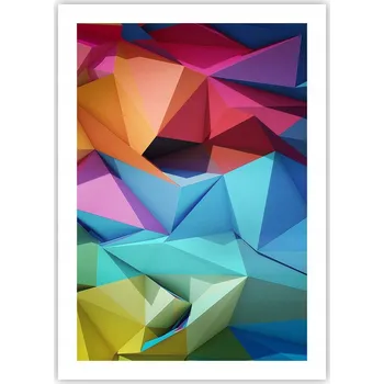 Obraz Plakát bez rámu do obýváku ložnice 50x70 abstrakce moderní módní obraz