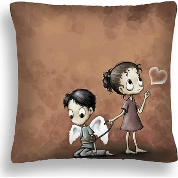 Polštář POLŠTÁŘ VALENTÝN LOVE-17 ON A ONA LÁSKA DÁRKY