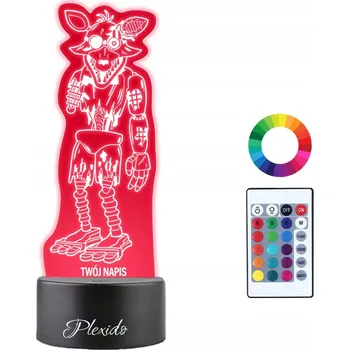 Lampička Noční lampa Plexido vícebarevná