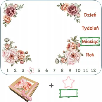 Obraz FOTODĚTSKÁ DEKA S KVĚTINAMI ZABALENÁ V EKO KRABIČKA