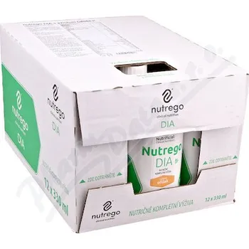 Speciální výživa nutrego DIA oříšek por.sol.12x330ml