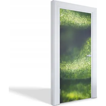 Fototapeta Samolepící dekorace nálepka na dveře Zelená textura 95x205 cm