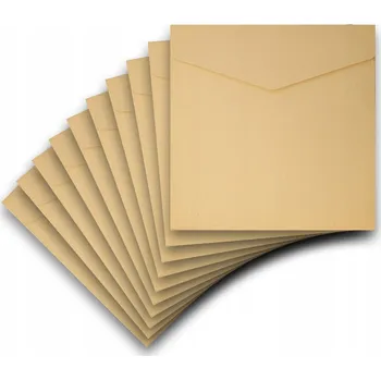 Obálka Ozdobné obálky Bytecraft 165x165 mm, krémové (ecru), 10 kusů