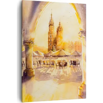 Obraz Obraz na plátně do obýváku ložnice 50x70 katedrála obrazy na zeď canvas