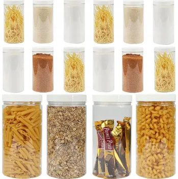 Sklenice 16x Sklenice Nádoby na koření 500 + 1500 ml