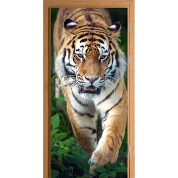 Fototapeta FOTOTAPETA NA DVEŘE SAMOLEPKA SAMOLEPICÍ TYGR