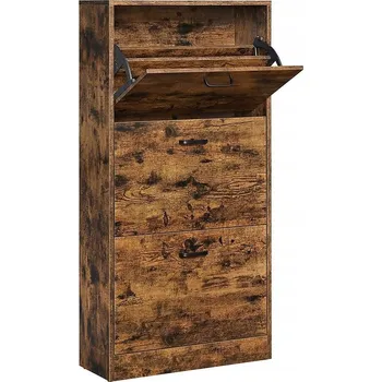 Botník Botník Songmics 60 x 120 x 24 cm, odstíny hnědé