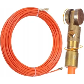 elektrický kabel PROVÁZEC / VODIČ pro zatahování kabelů Ø4mm 25m 360°