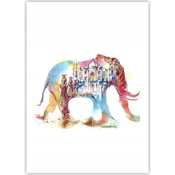 Obraz Plakát bez rámu do obýváku ložnice 50x70 abstrakce moderní módní obraz