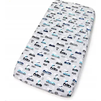 Prostěradlo PROSTĚRADLO 120x200 cm S GUMOU DO POSTELE VZORY BAVLNA Kerstin