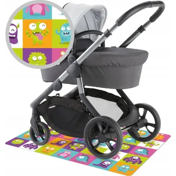 Kočárek Podložka pod dětský kočárek 100x70 cm - ochrana podlahy