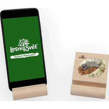 Lesní svět Stojánek na mobil M - Ježek