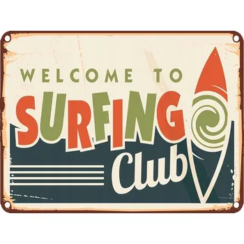 Obraz Cedule Surfing Club