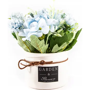 umělá květina Umělý Květ v Květináči 20 cm Různé Druhy