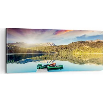 Obraz Foto obraz na plátně 100x40 krajina obývací pokoj ložnice na zeď velký