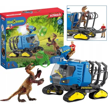 Figurka SLH42604 Schleich Dinosaurus - Terénní vozidlo pro výzkum dinosaurů 4+