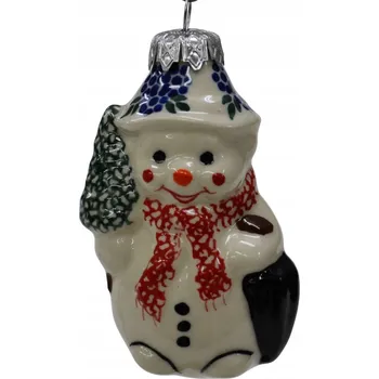 Keramická vánoční koule, keramika Bolesławiec