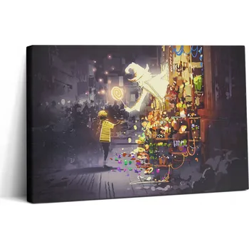 Obraz Foto Obraz Plátno Do Předsíně Stylový Dárek Pohádka Ilustrace Magie