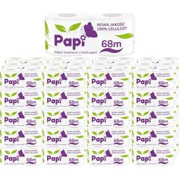 Toaletní papír Suchý toaletní papír bez vůně Pa-Pi 168 ks