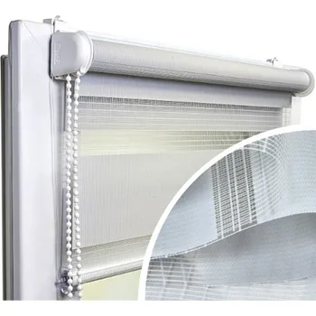 Roleta VOPPI ROLETA DEN A NOC 62x230 CM OCELOVÁ ŠEDÁ