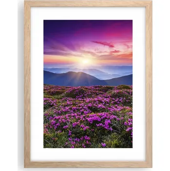 Obraz Obraz plakát v rámu světlý dub do obýváku 30x40 krajina plakáty na zeď