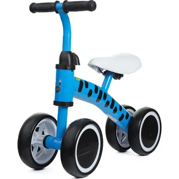 Odrážedlo Lehký modrý odrážedlo pro děti, chodítko k prvním narozeninám, gumová kola