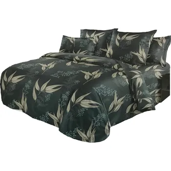 Povlečení POVLEČENÍ 200x220 + POVLAKY NA POLŠTÁŘE 70x80 3 Č. SADA POVLEČENÍ SATÉNOVÉ MIKROFÁBRO