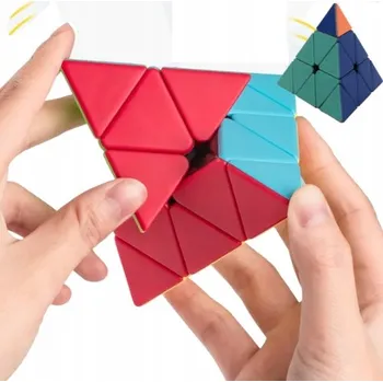 Hlavolam LOGICKÁ KOSTKA SKLÁDAČKA PYRAMIDA PROFESIONÁLNÍ