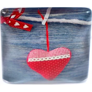 Obraz SRDCE VALENTÝN, SVÁTKY MAGNET NA LEDNIČKU NEBO NA TABULI, RŮZNÉ VZORY