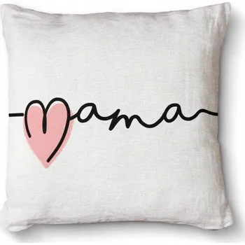 Polštář Polštář na postel, křeslo, židli Premium 40x40 - Pro maminku, srdíčko